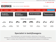 Tablet Screenshot of derksbedrijfswagens.nl